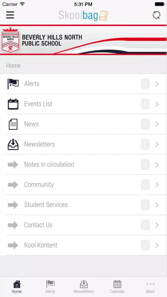 Screenshot di Beverly Hills North Public School - Skoolbag