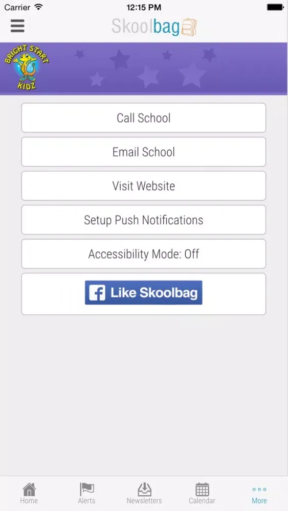 Capturas de tela do Bright Start Kidz - Skoolbag