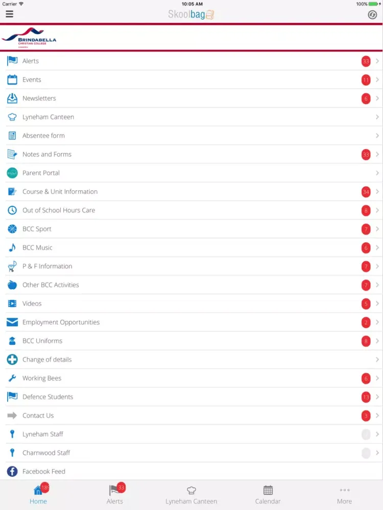 Brindabella Christian College - Skoolbag iPad 应用截图