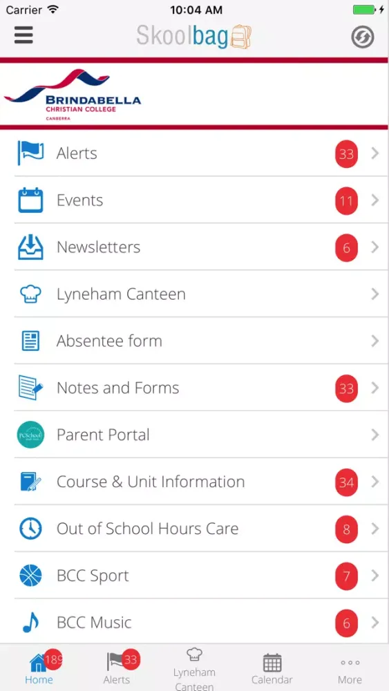 Brindabella Christian College - Skoolbag应用截图