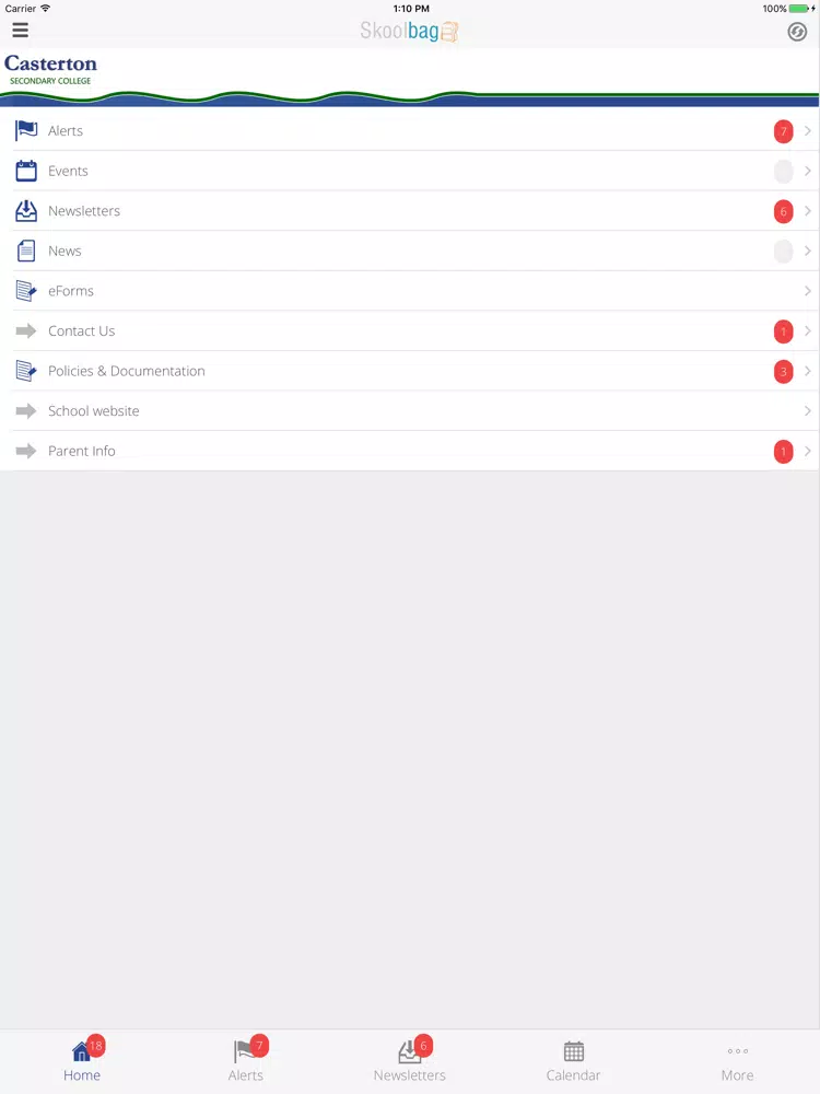 Casterton Secondary College - Skoolbag iPad  スクリーンショット