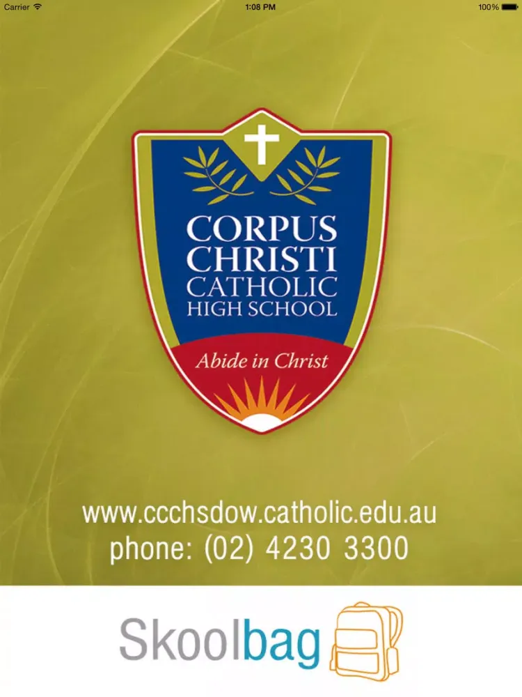 Tangkapan skrin Corpus Christi Catholic High School Oak Flats - Skoolbag iPad 