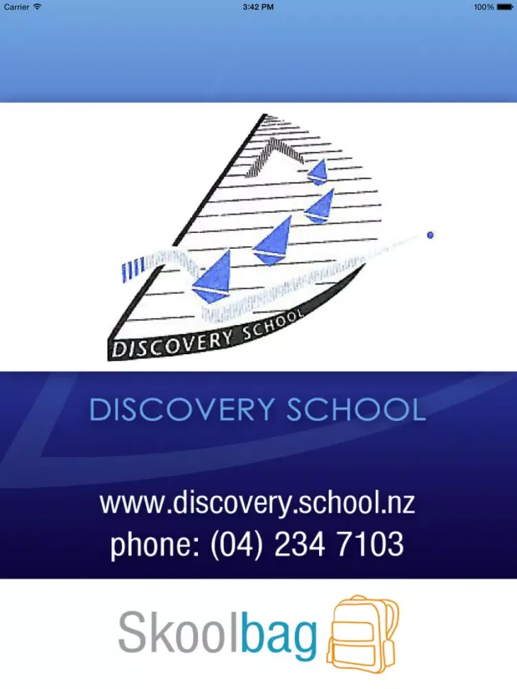 Discovery School NZ - Skoolbag iPad  Ekran Görüntüleri