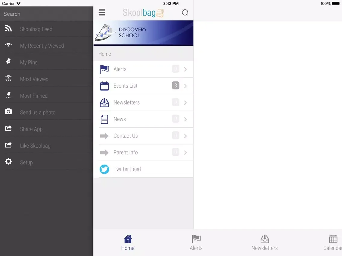 Discovery School NZ - Skoolbag iPad  Ekran Görüntüleri