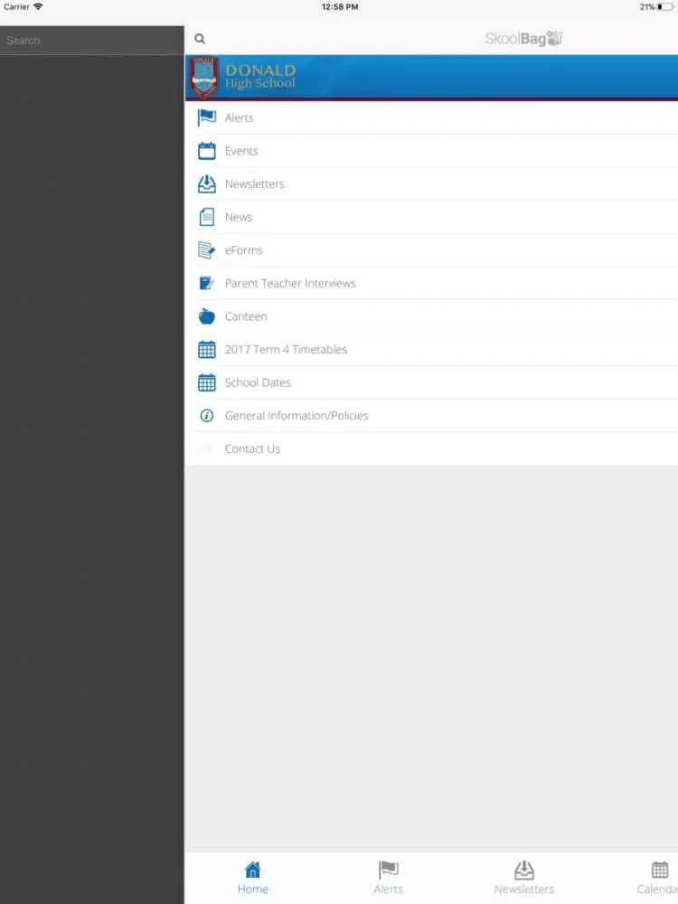 Donald High School iPad  Ekran Görüntüleri