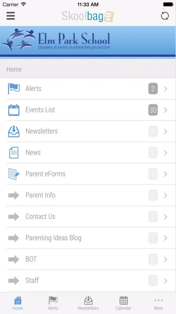 تصاویر Elm Park School - Skoolbag