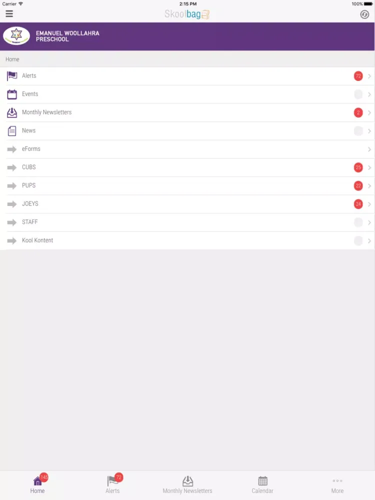 Emanuel Woollahra Preschool iPad  Screenshots