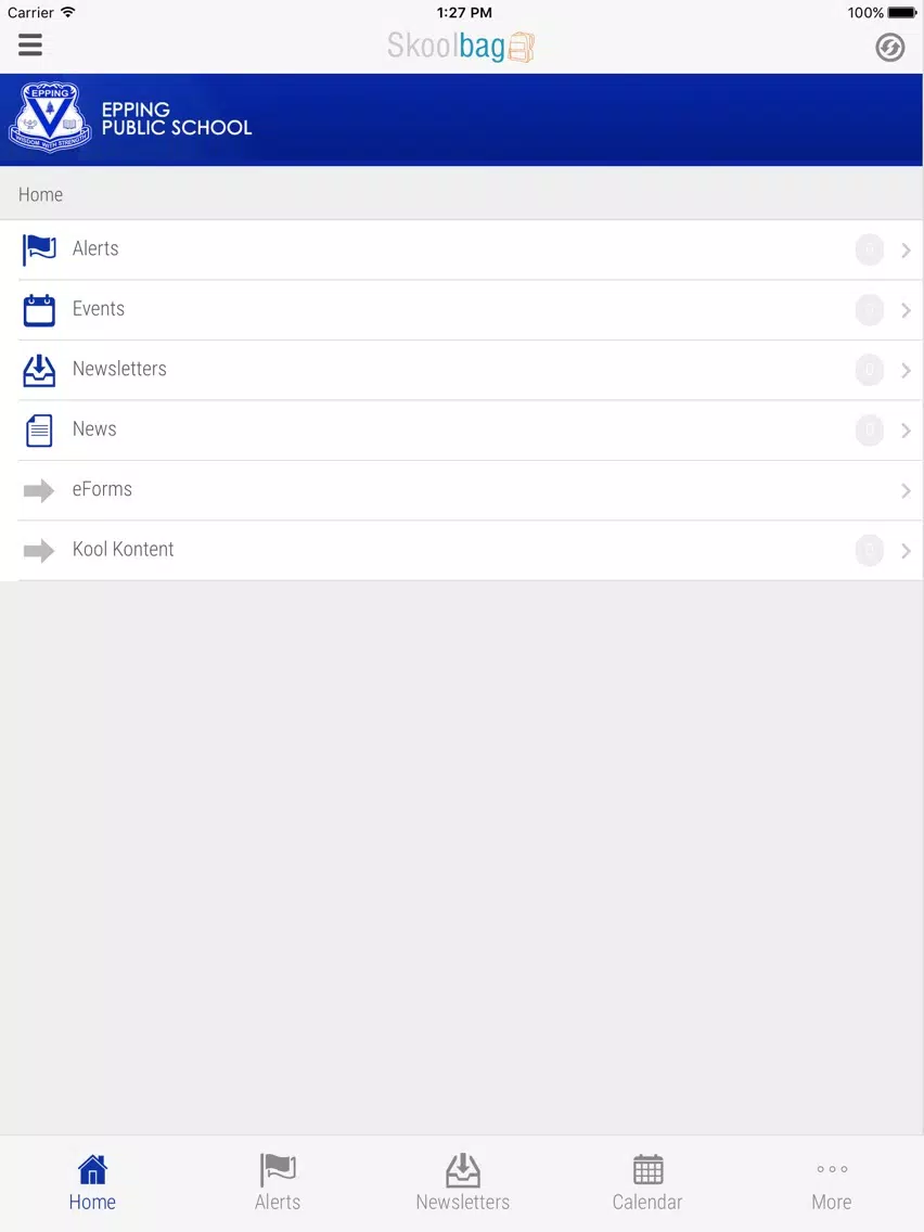 ภาพหน้าจอของ Epping Public School iPad 