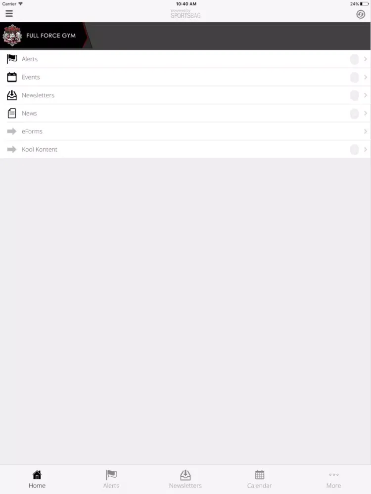 Скриншоты Full Force Gym iPad 