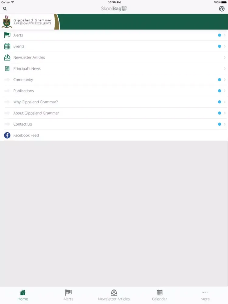 صور Gippsland Grammar - Skoolbag iPad 
