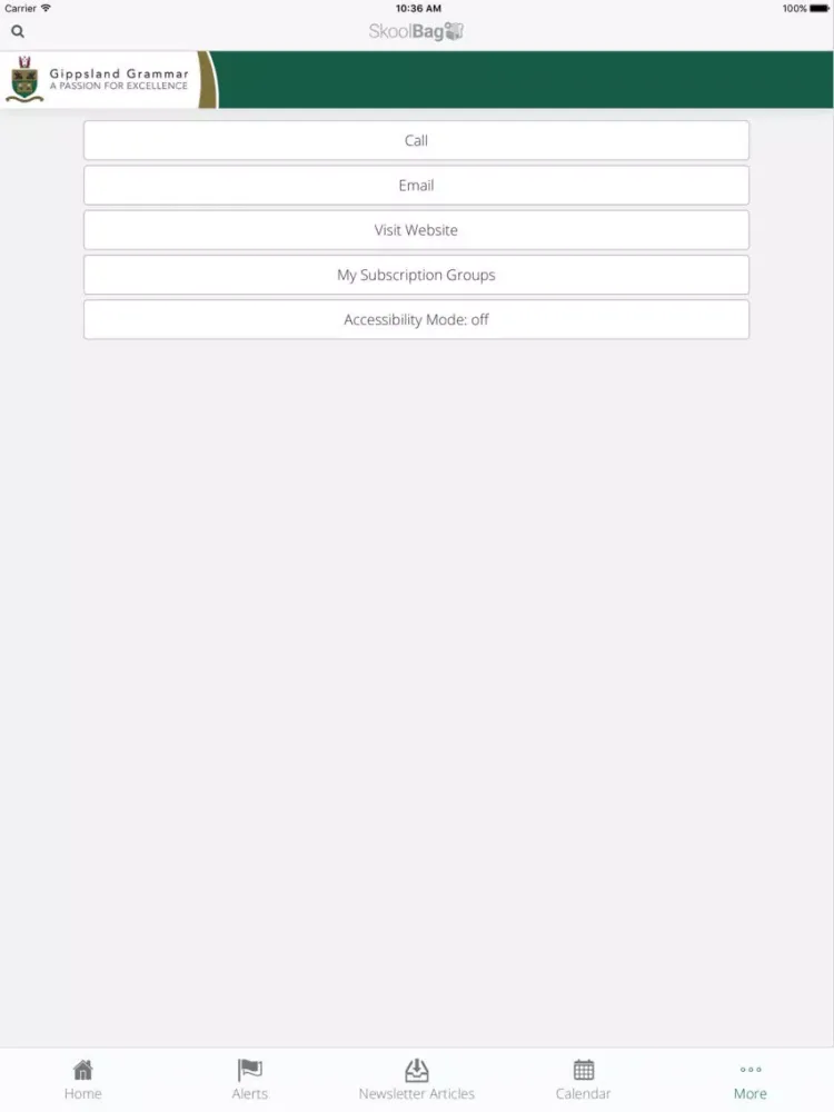 صور Gippsland Grammar - Skoolbag iPad 