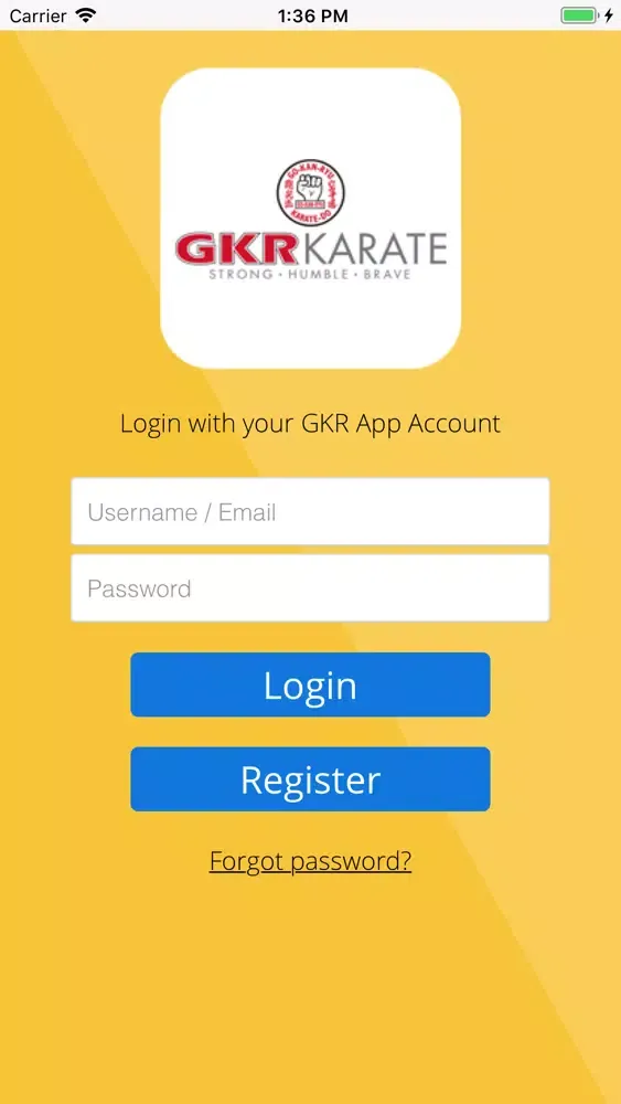 ภาพหน้าจอของ GKR Karate International