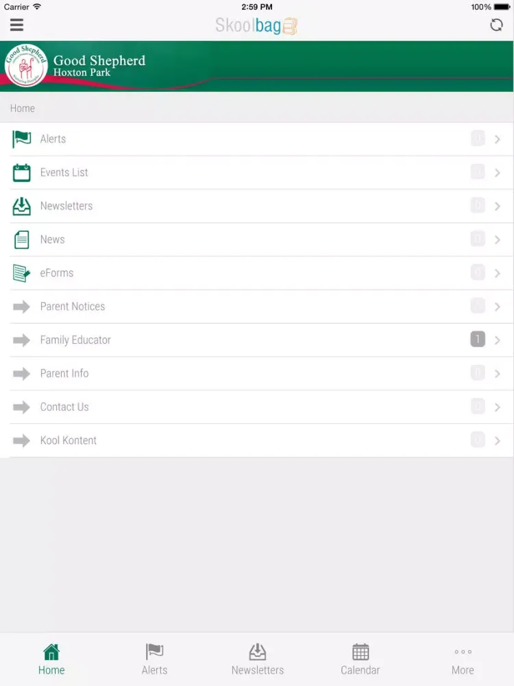 Good Shepherd Hoxton Park - Skoolbag iPad 应用截图
