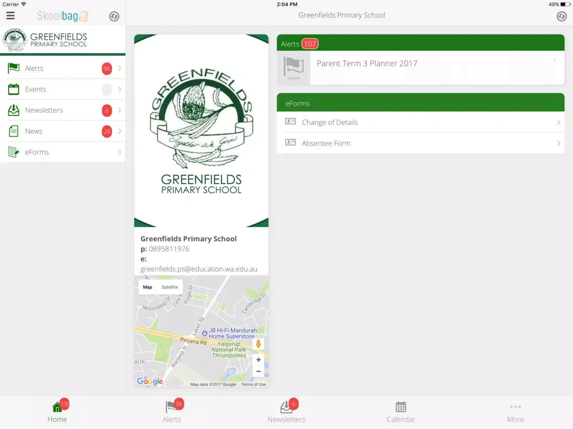 Greenfields Primary School - Skoolbag iPad  স্ক্রিনশট