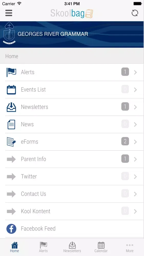 Screenshot di Georges River Grammar - Skoolbag