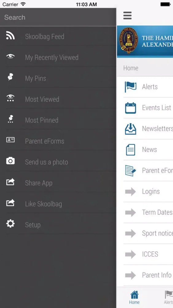 Capturas de pantalla de The Hamilton and Alexandra College - Skoolbag