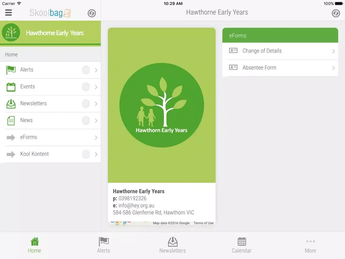ภาพหน้าจอของ Hawthorne Early Years - Skoolbag iPad 