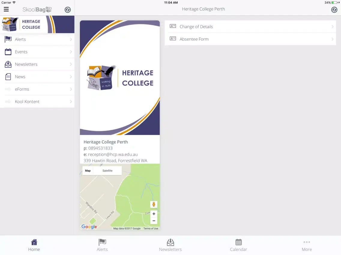 Heritage College Perth iPad  Ekran Görüntüleri