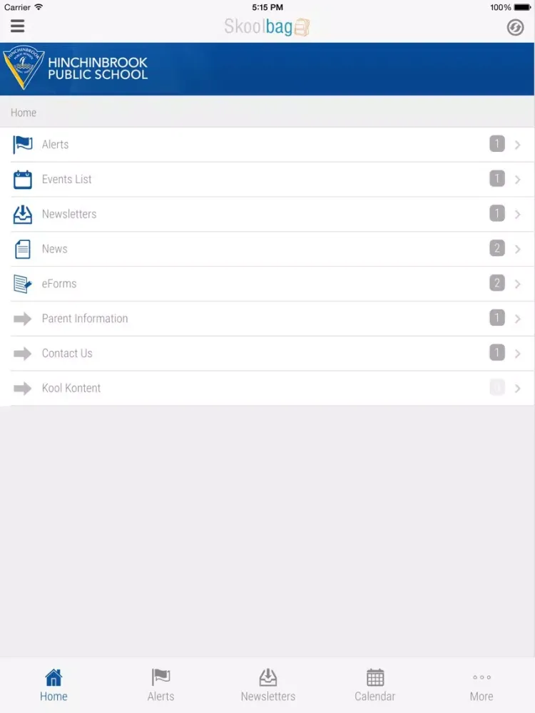 Captures d'écran de Hinchinbrook Public School - Skoolbag iPad 