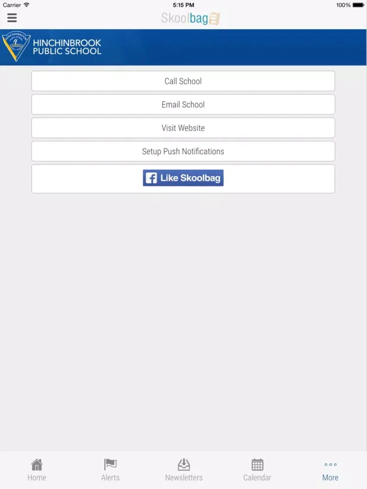 Captures d'écran de Hinchinbrook Public School - Skoolbag iPad 