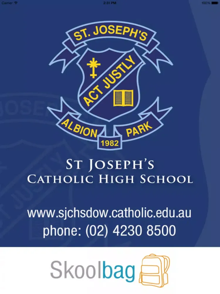 Captures d'écran de St Joseph's Catholic High School Albion Park - Skoolbag iPad 