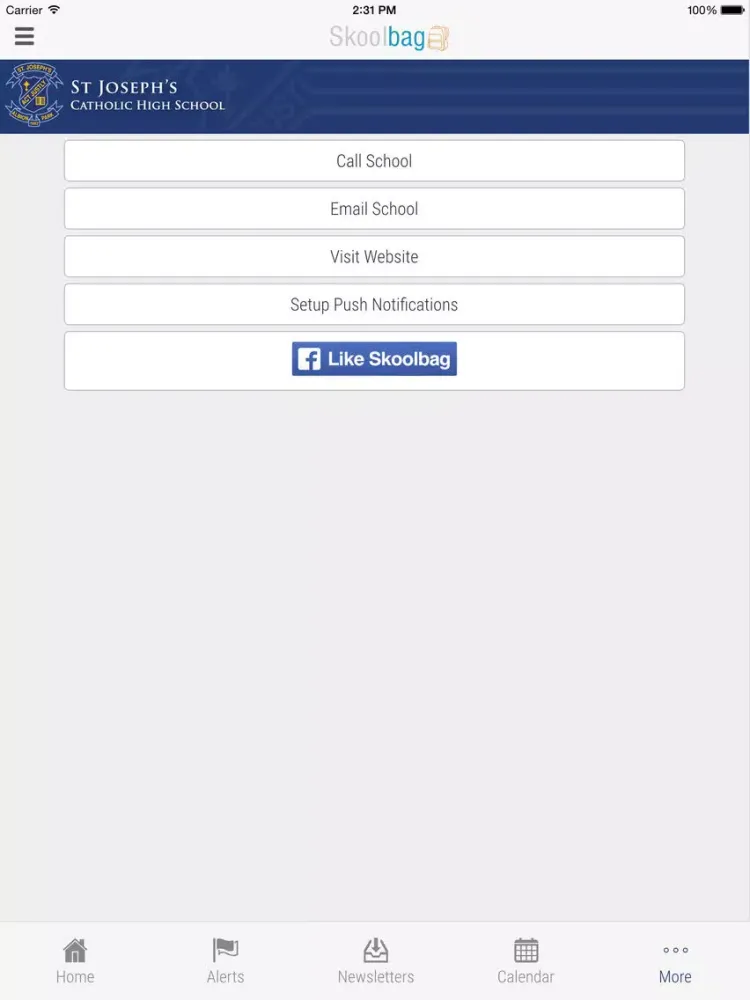 Captures d'écran de St Joseph's Catholic High School Albion Park - Skoolbag iPad 