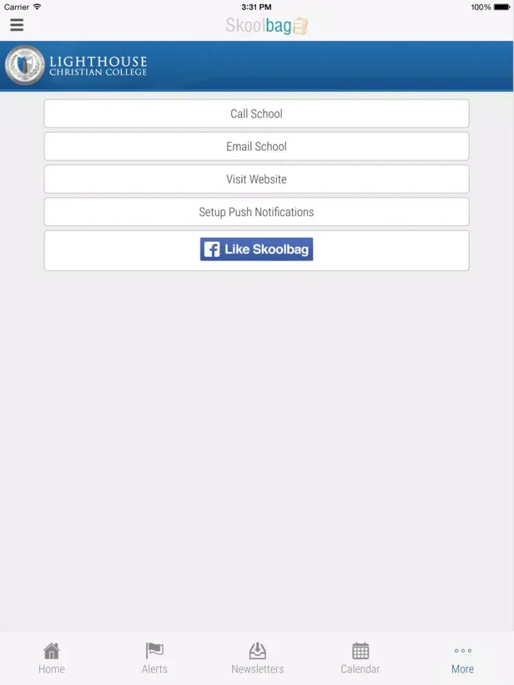 ภาพหน้าจอของ Lighthouse Christian College - Skoolbag iPad