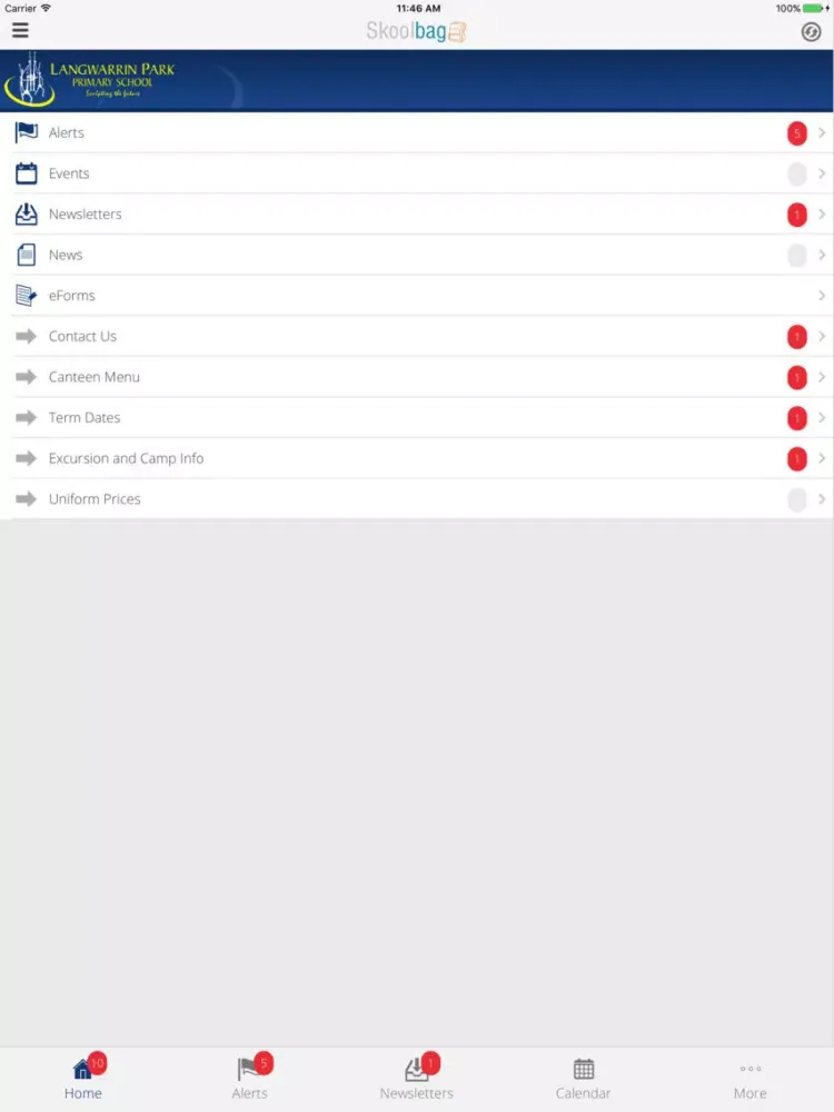 Capturas de pantalla de Langwarrin Park Primary School VIC - Skoolbag iPad 