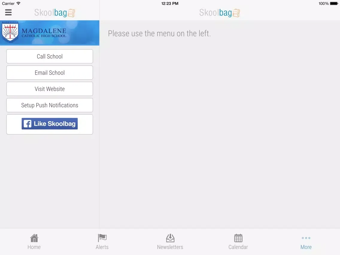 Magdalene Catholic High Narellan - Skoolbag iPad  Screenshots
