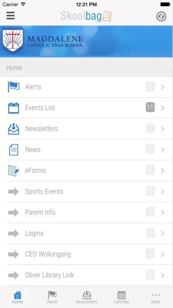 Magdalene Catholic High Narellan - Skoolbag Screenshots