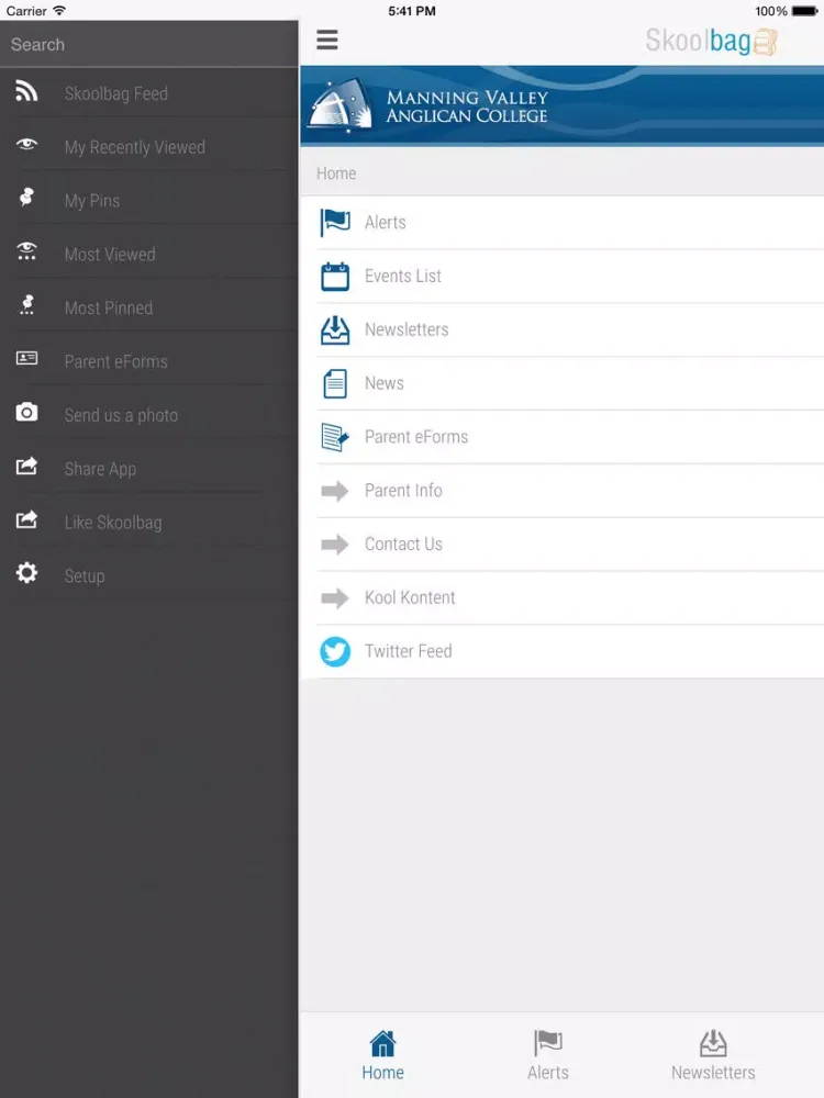 Manning Valley Anglican College - Skoolbag iPad 应用截图