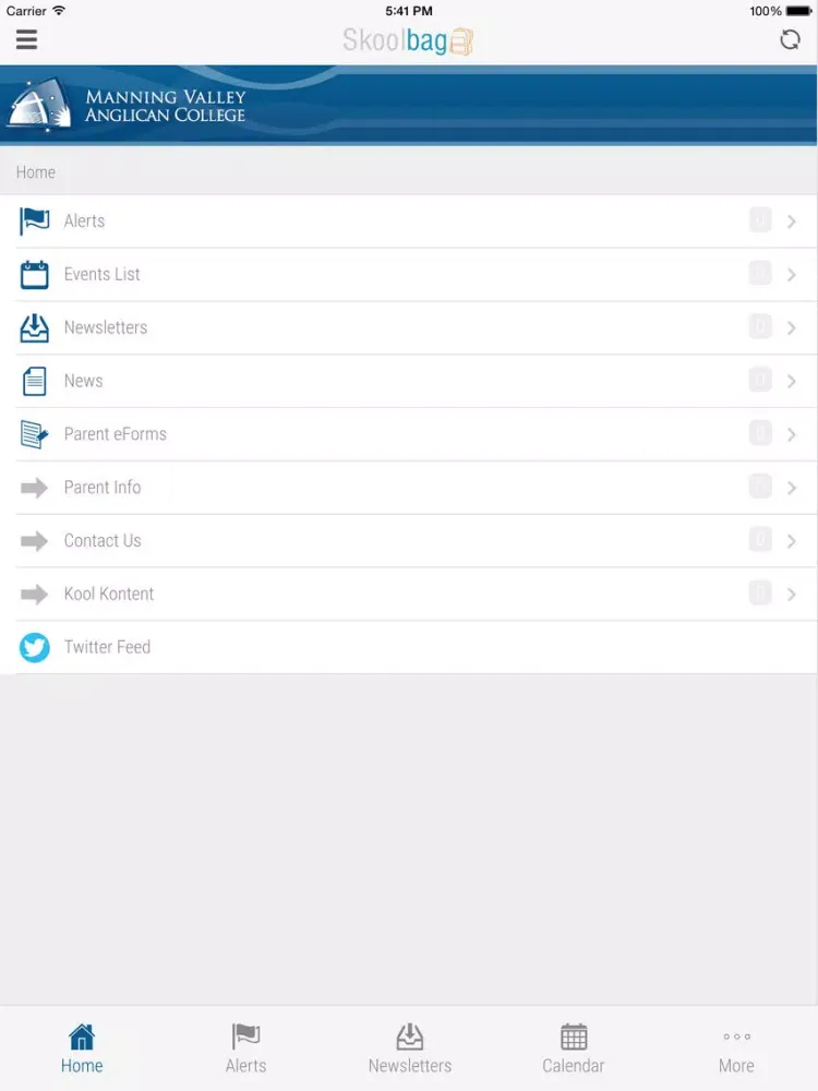 Manning Valley Anglican College - Skoolbag iPad 应用截图