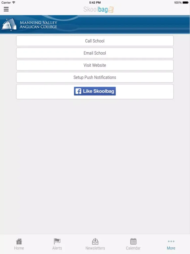 Manning Valley Anglican College - Skoolbag iPad 应用截图