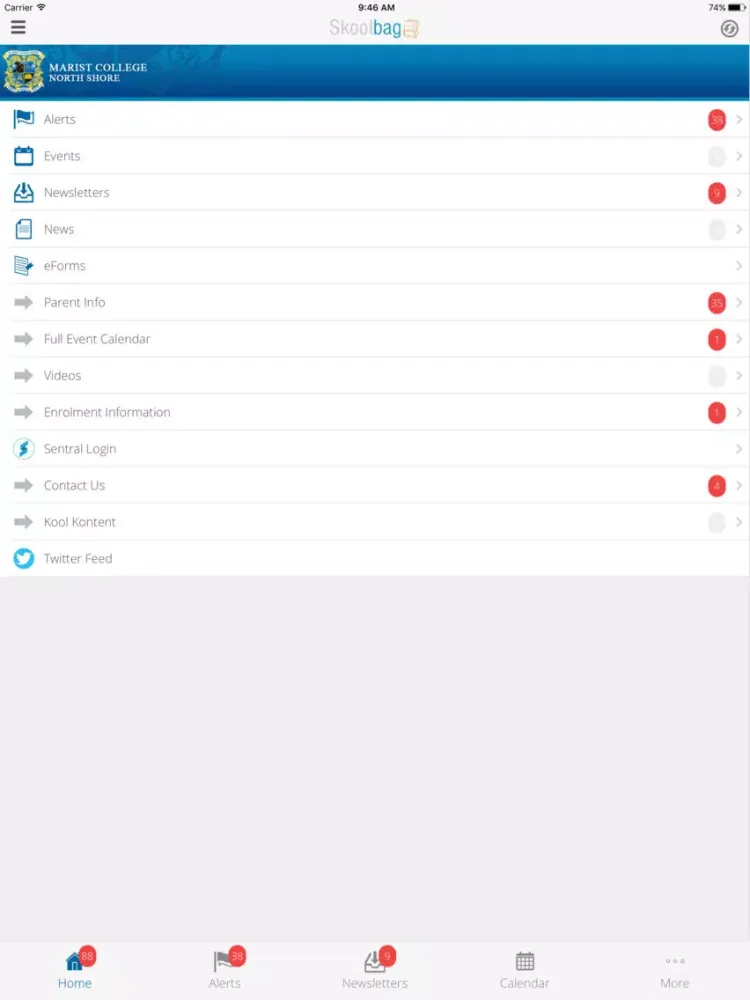 Marist College North Shore North Sydney - Skoolbag iPad 应用截图