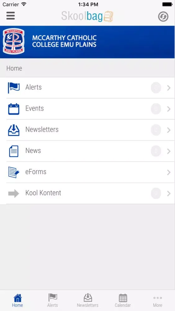 McCarthy College Emu Plains - Skoolbag Screenshots