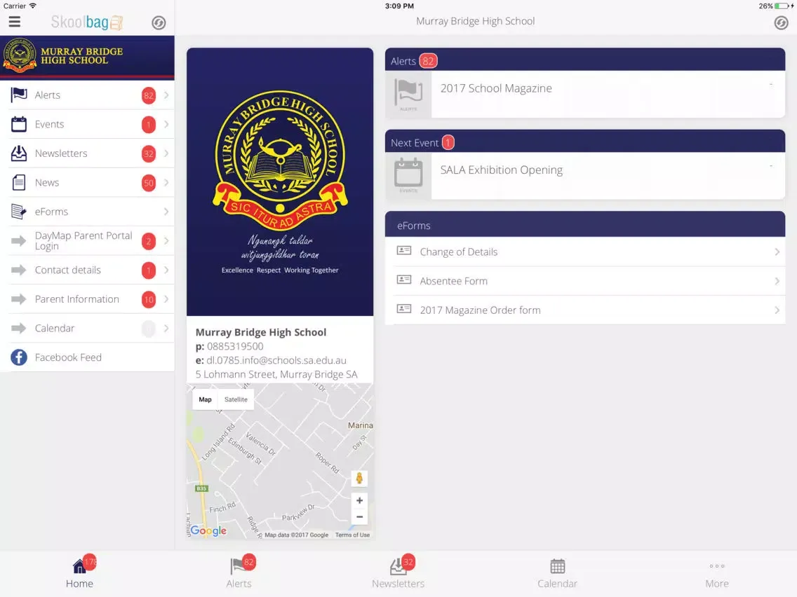Murray Bridge High School - Skoolbag iPad  스크린샷