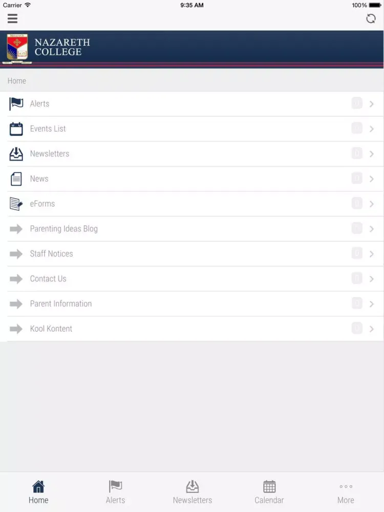 صور Nazareth College Noble Park North - Skoolbag iPad 