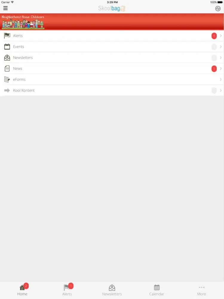 Ảnh chụp màn hình của Neighborhood House Childcare - Skoolbag iPad 