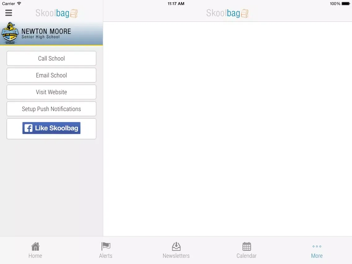 Capturas de tela do Newton Moore Senior High School - Skoolbag iPad 