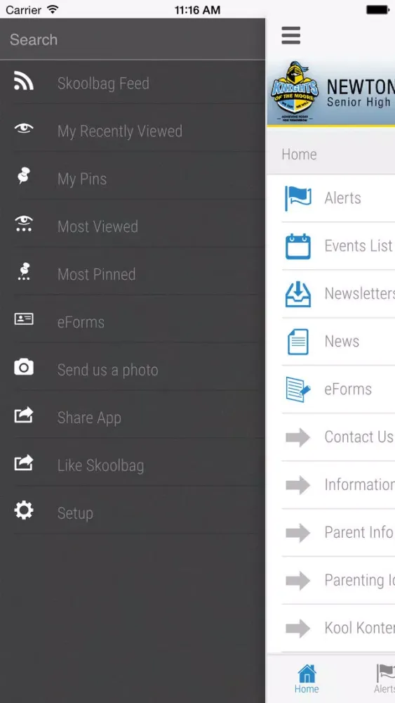 Capturas de tela do Newton Moore Senior High School - Skoolbag