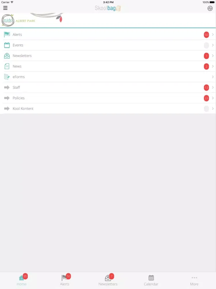 Nido Early School Albert Park iPad  Ekran Görüntüleri