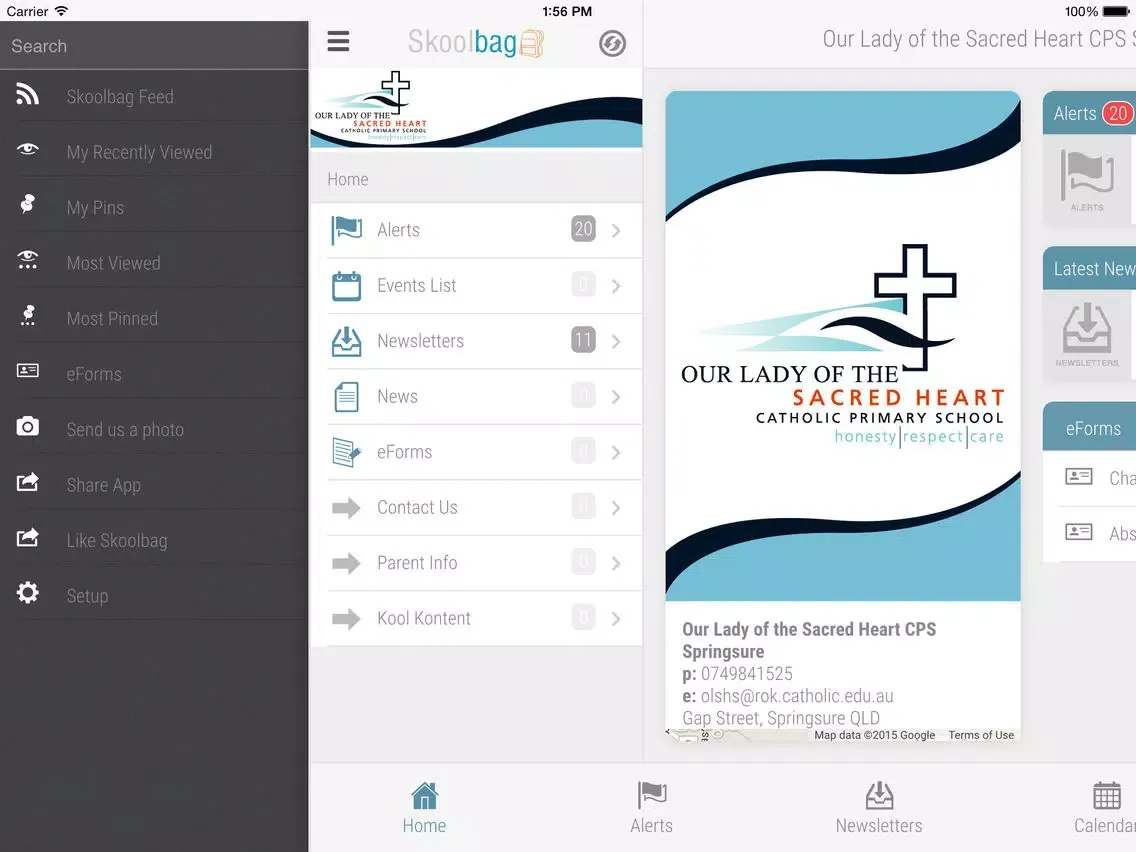 Our Lady of the Sacred Heart Catholic Primary School Springsure - Skoolbag iPad  স্ক্রিনশট