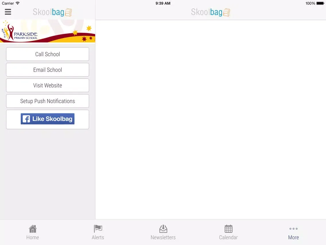 Parkside Primary School - Skoolbag iPad  Screenshots