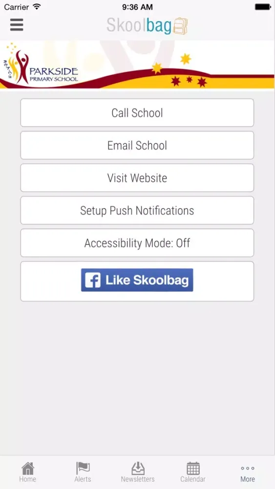 Parkside Primary School - Skoolbag Screenshots