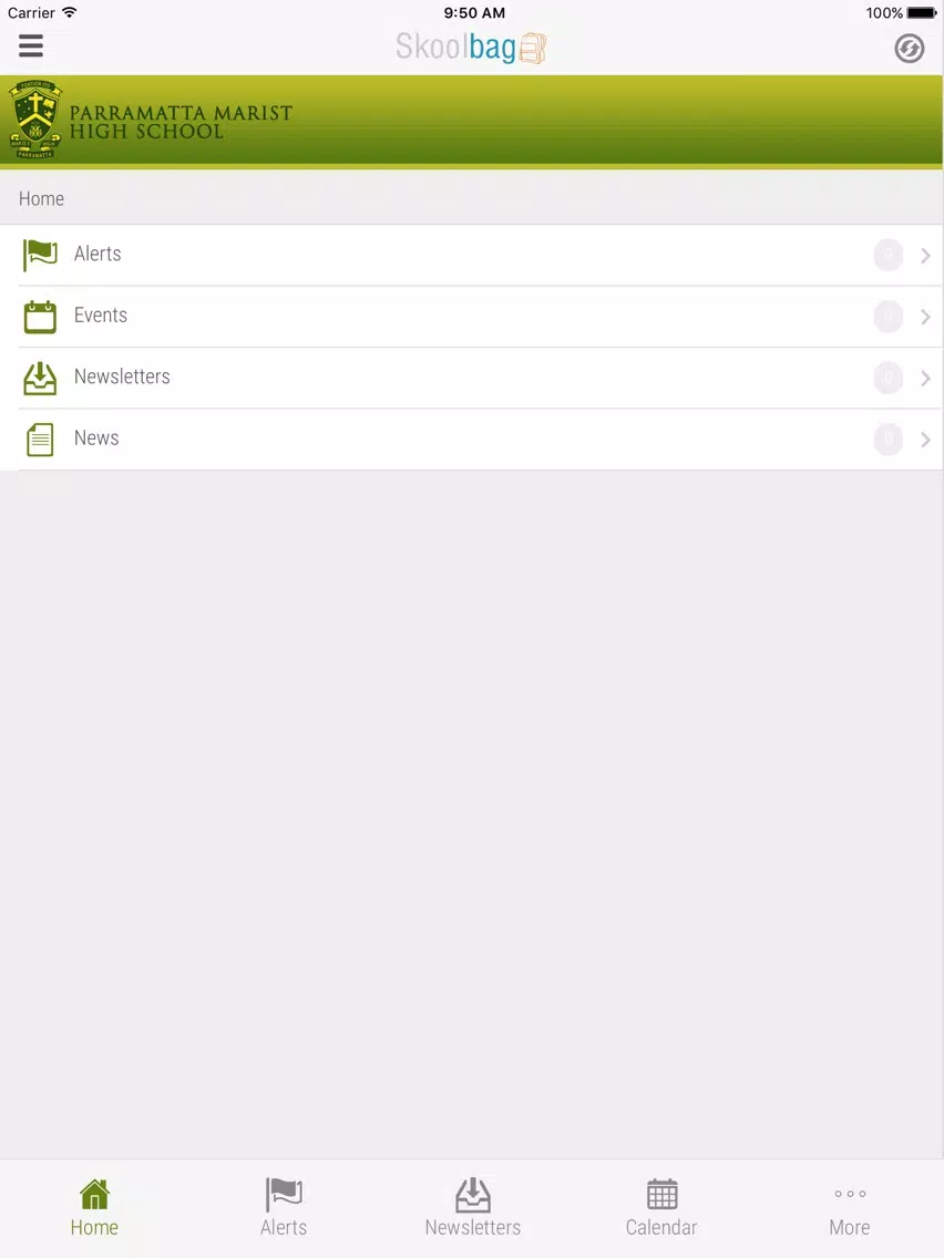 Parramatta Marist High School - Skoolbag iPad 应用截图