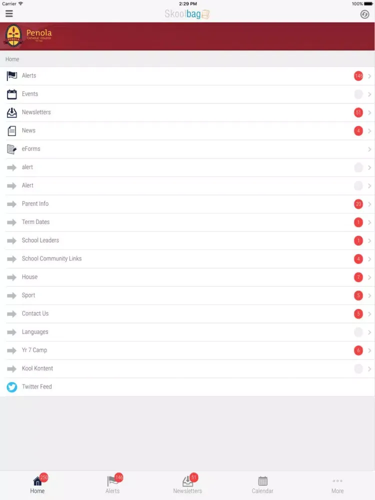 Penola Catholic College - Skoolbag iPad 应用截图