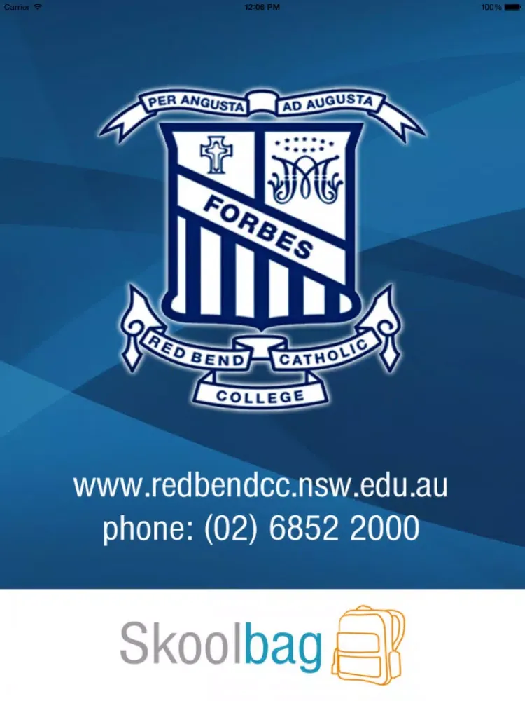 Screenshot di Red Bend Catholic College - Skoolbag iPad 