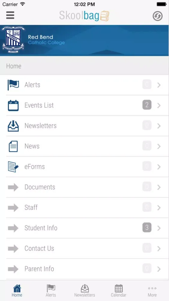 Screenshot di Red Bend Catholic College - Skoolbag