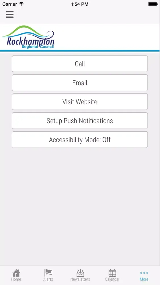 Rockhampton Regional Council - Skoolbag Screenshots