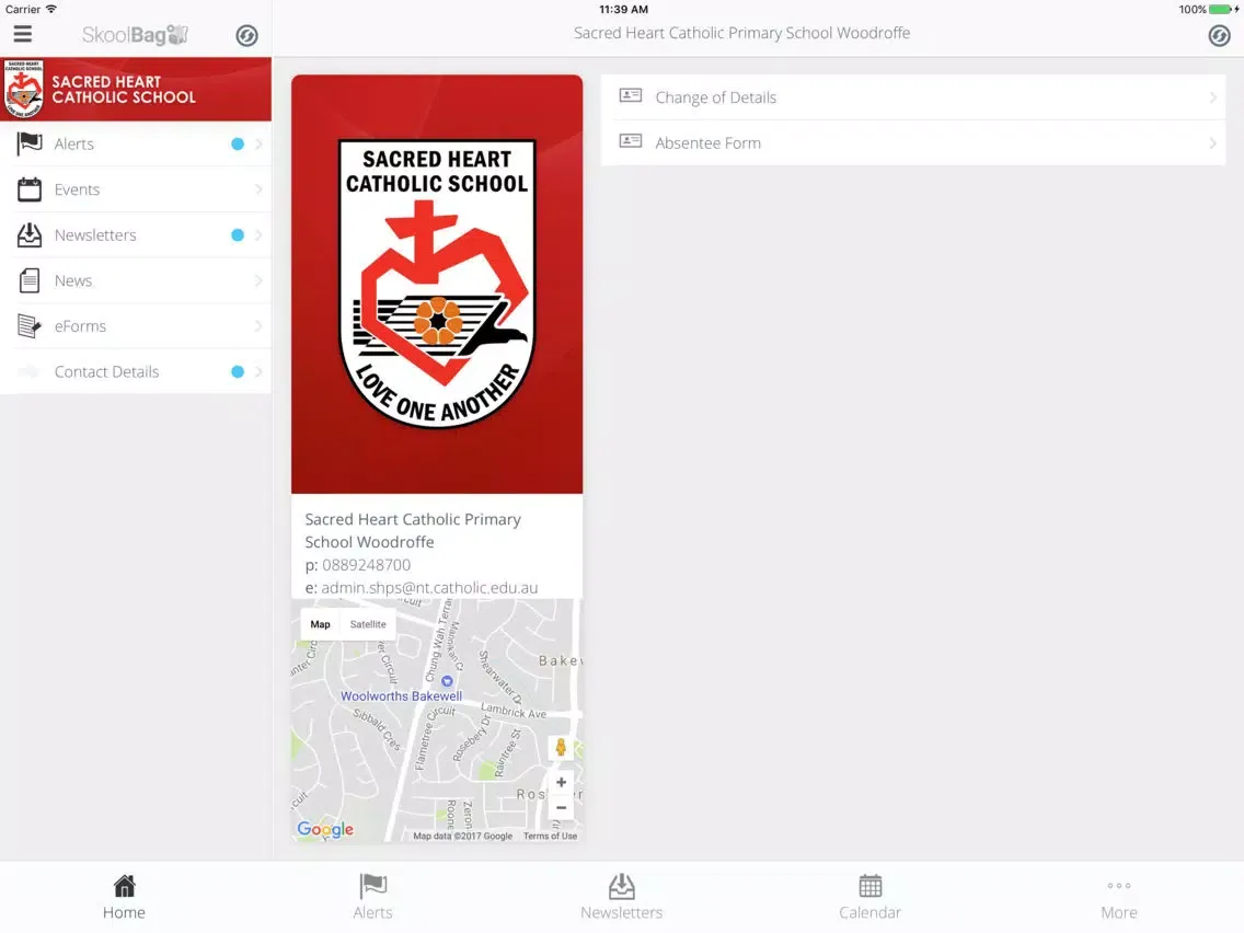 Sacred Heart Catholic Primary School Woodroffe iPad  Screenshots